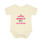 Infant Bodysuit — “Mama’s Mini Mayhem” Cute Princess Baby Onesie
