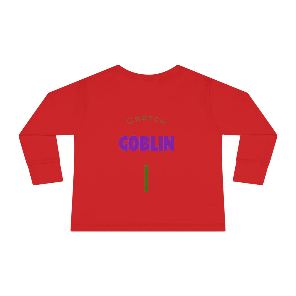 Goblin Princess Toddler Long Sleeve Tee — Cute Fantasy Fairy Garden Shirt