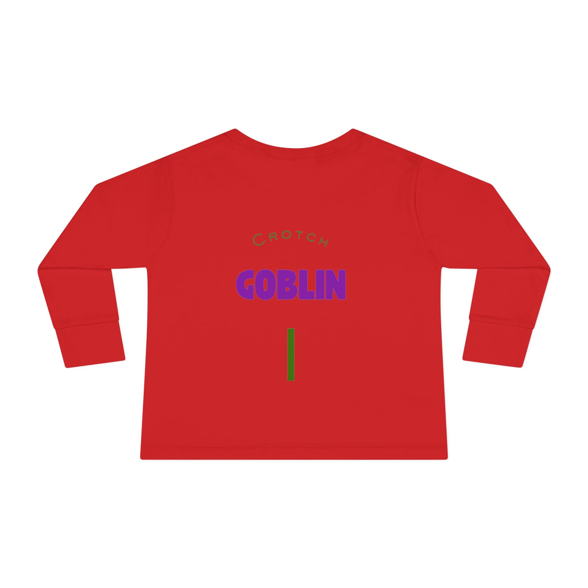 Goblin Princess Toddler Long Sleeve Tee — Cute Fantasy Fairy Garden Shirt