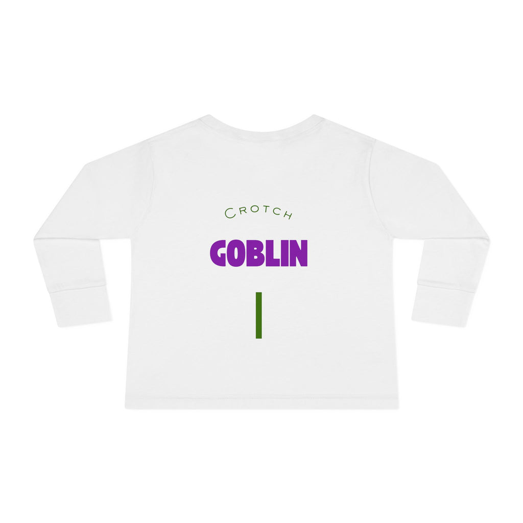 Goblin Princess Toddler Long Sleeve Tee — Cute Fantasy Fairy Garden Shirt