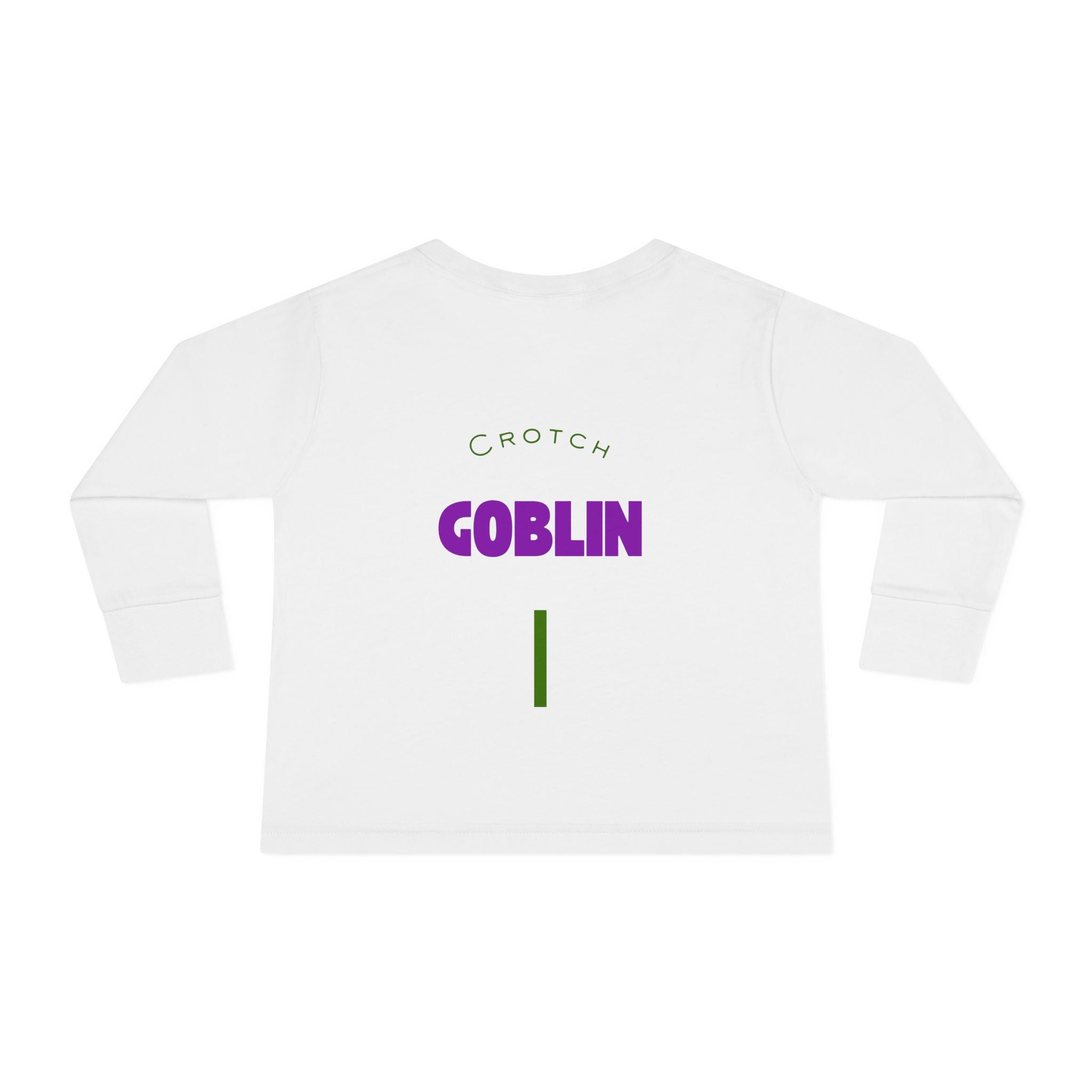 Goblin Princess Toddler Long Sleeve Tee — Cute Fantasy Fairy Garden Shirt