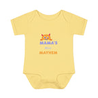 Baby Bodysuit - "Mama’s Mini Mayhem" Cute Monster Infant Onesie