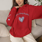 Jesus Loving Baddie Hoodie — Psalm 46:5 Christian Heart Cross Pullover
