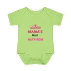 Infant Bodysuit — “Mama’s Mini Mayhem” Cute Princess Baby Onesie