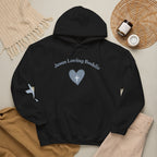 Jesus Loving Baddie Hoodie — Psalm 46:5 Christian Heart Cross Pullover