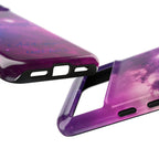 Galaxy "You Are Worthy" Phone Case — Motivational Nebula Design, Customizable Text