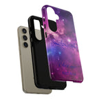 Galaxy "You Are Worthy" Phone Case — Motivational Nebula Design, Customizable Text