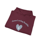 Jesus Loving Baddie Hoodie — Psalm 46:5 Christian Heart Cross Pullover