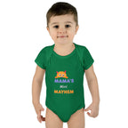 Baby Bodysuit - "Mama’s Mini Mayhem" Cute Monster Infant Onesie