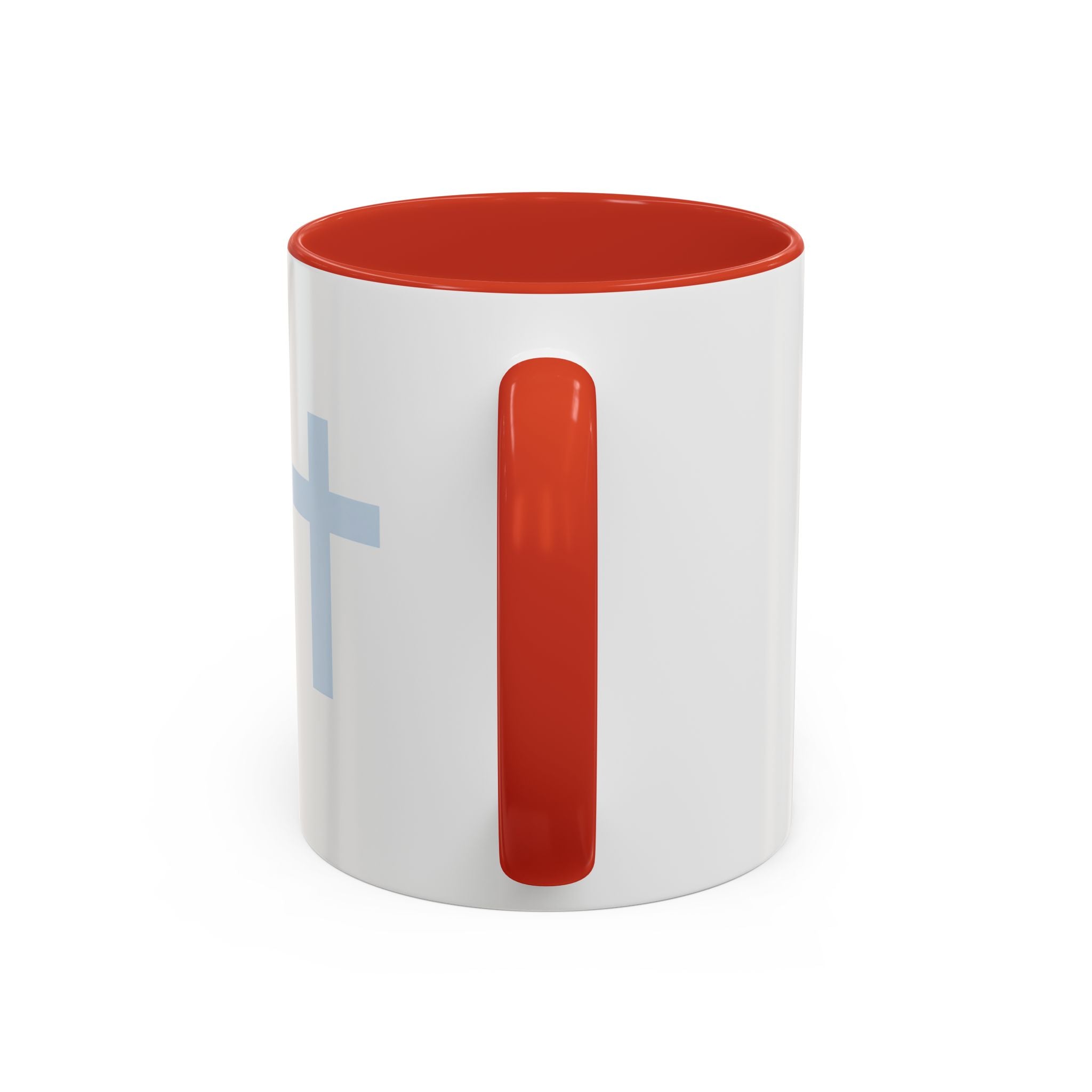 Psalm 46:5 Faith Coffee Mug — Minimal Cross Accent (11/15oz)