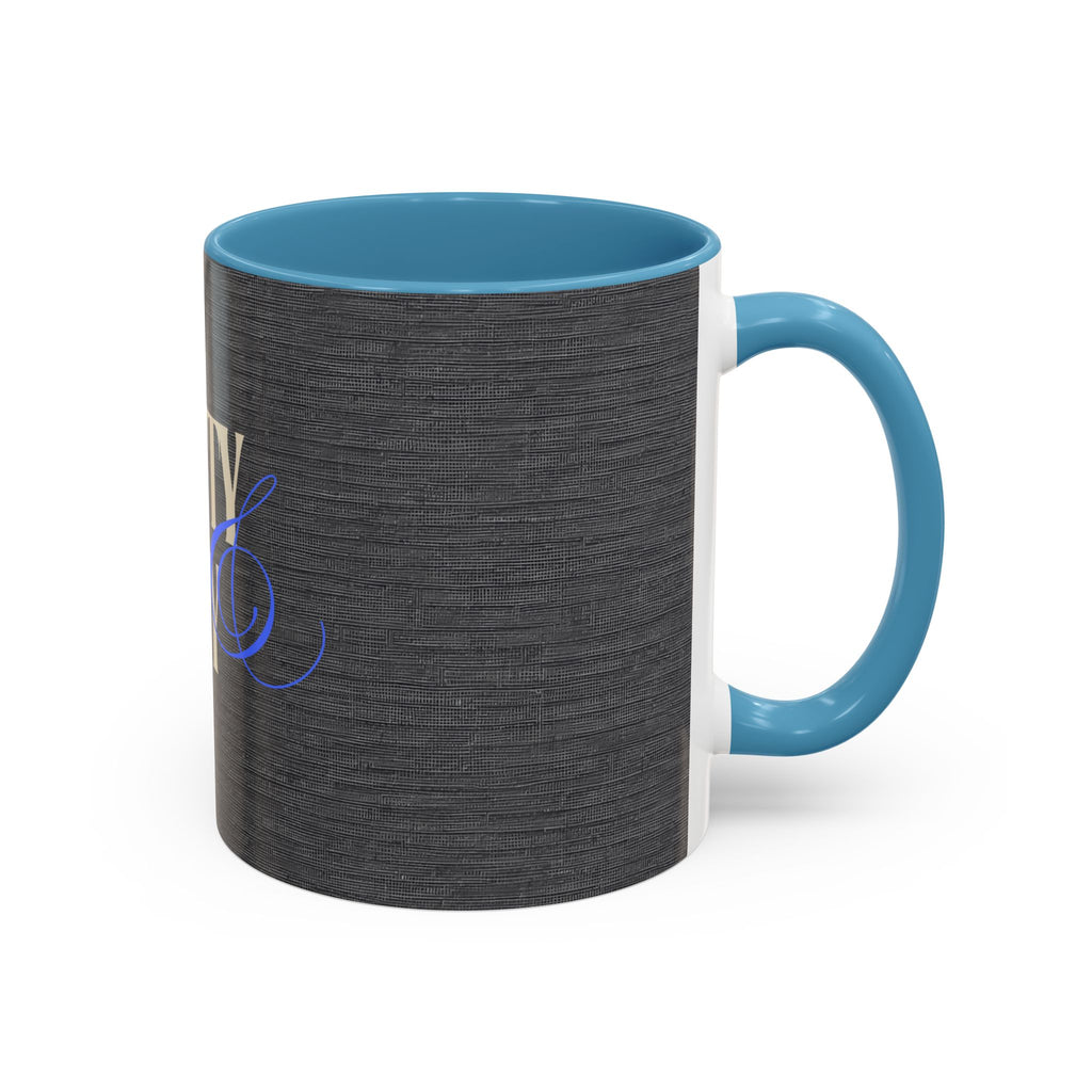 Pretty & Petty Accent Coffee Mug – Funny Sassy Black 11/15oz