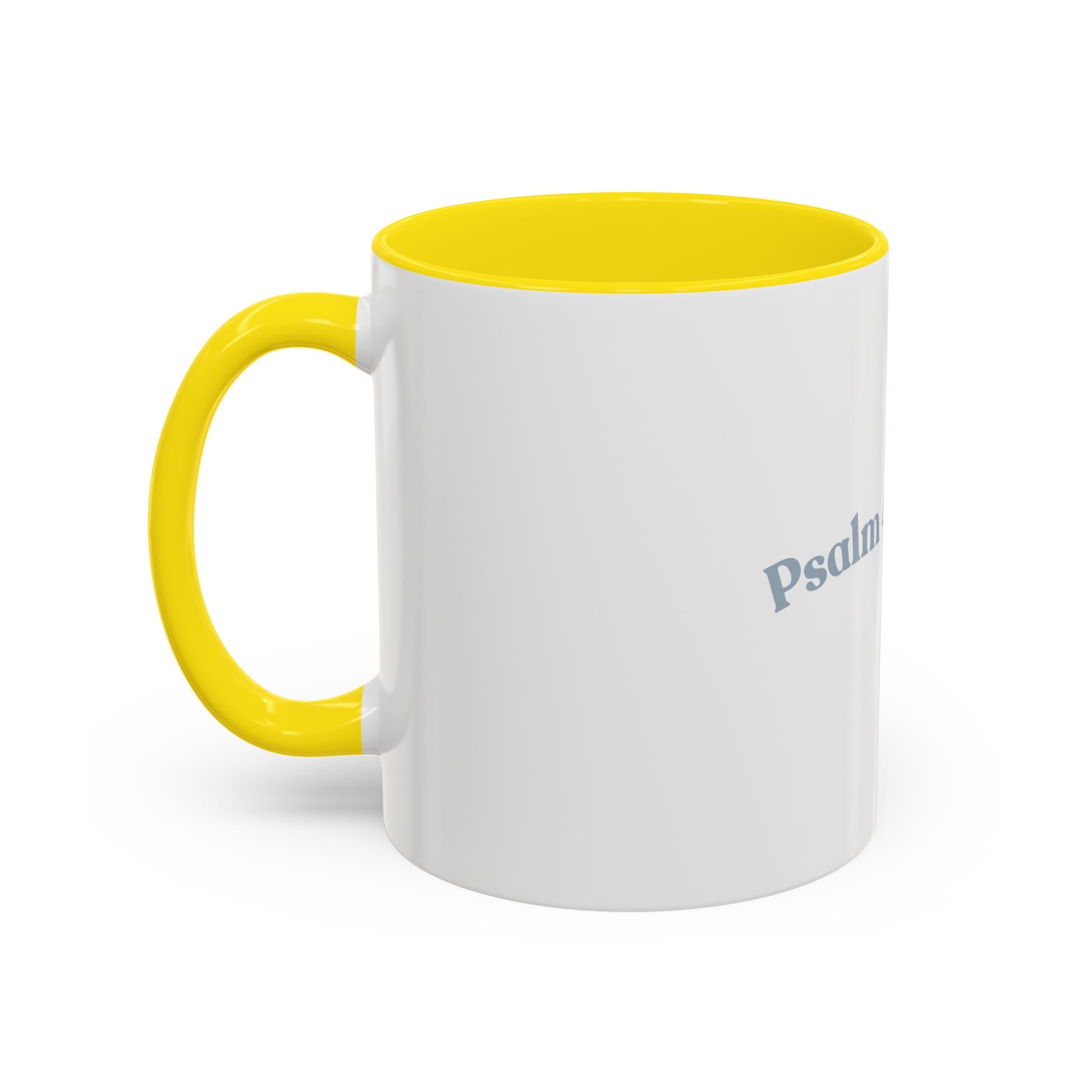 Psalm 46:5 Faith Coffee Mug — Minimal Cross Accent (11/15oz)
