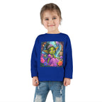 Goblin Princess Toddler Long Sleeve Tee — Cute Fantasy Fairy Garden Shirt
