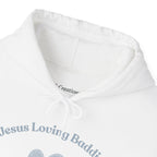Jesus Loving Baddie Hoodie — Psalm 46:5 Christian Heart Cross Pullover