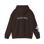 Jesus Loving Baddie Hoodie — Psalm 46:5 Christian Heart Cross Pullover