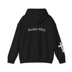 Jesus Loving Baddie Hoodie — Psalm 46:5 Christian Heart Cross Pullover
