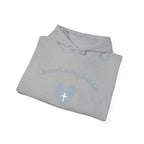 Jesus Loving Baddie Hoodie — Psalm 46:5 Christian Heart Cross Pullover
