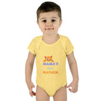 Baby Bodysuit - "Mama’s Mini Mayhem" Cute Monster Infant Onesie