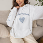 Jesus Loving Baddie Hoodie — Psalm 46:5 Christian Heart Cross Pullover