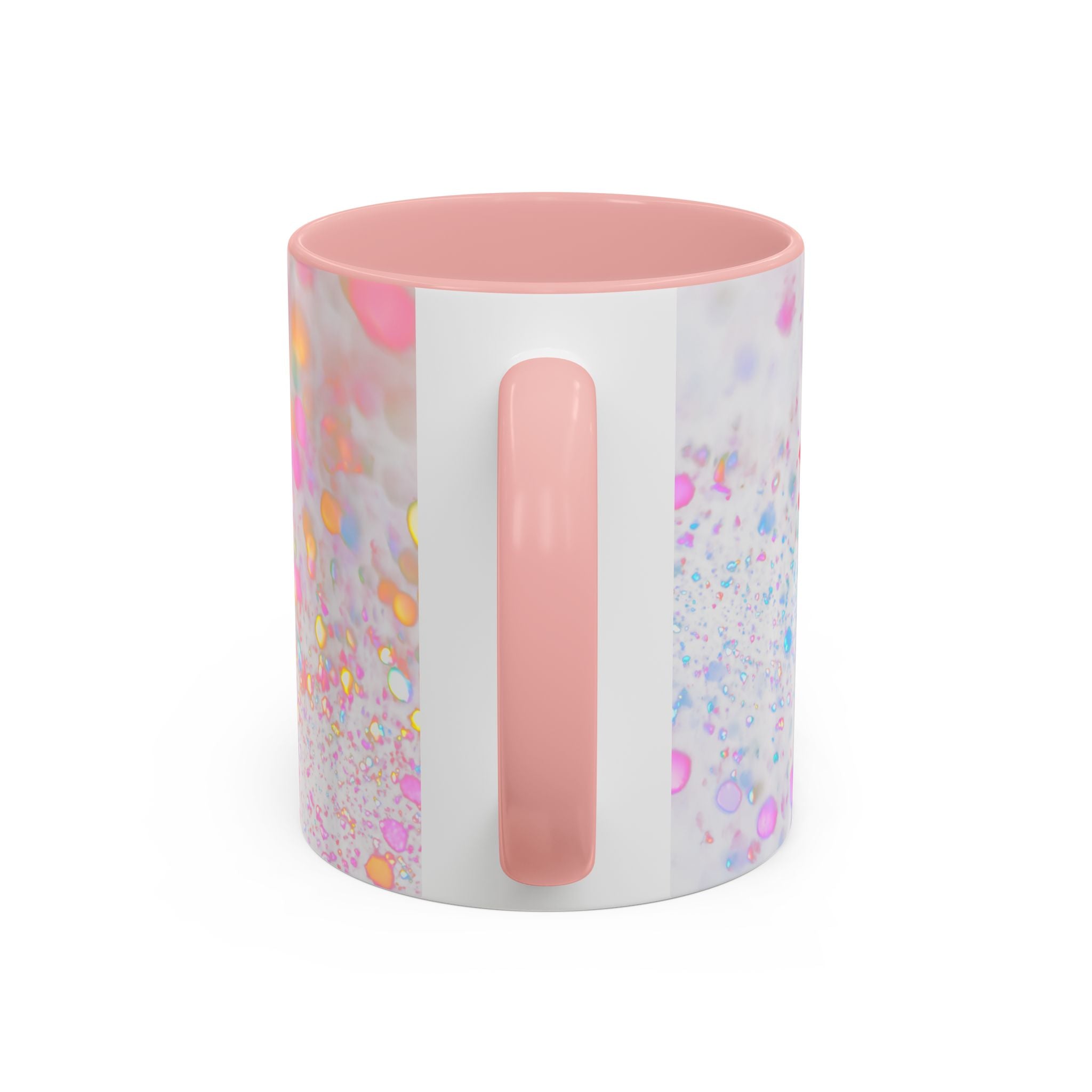 Jesus Loving Baddie Accent Coffee Mug – Pink Heart Cross 11/15oz