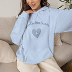 Jesus Loving Baddie Hoodie — Psalm 46:5 Christian Heart Cross Pullover