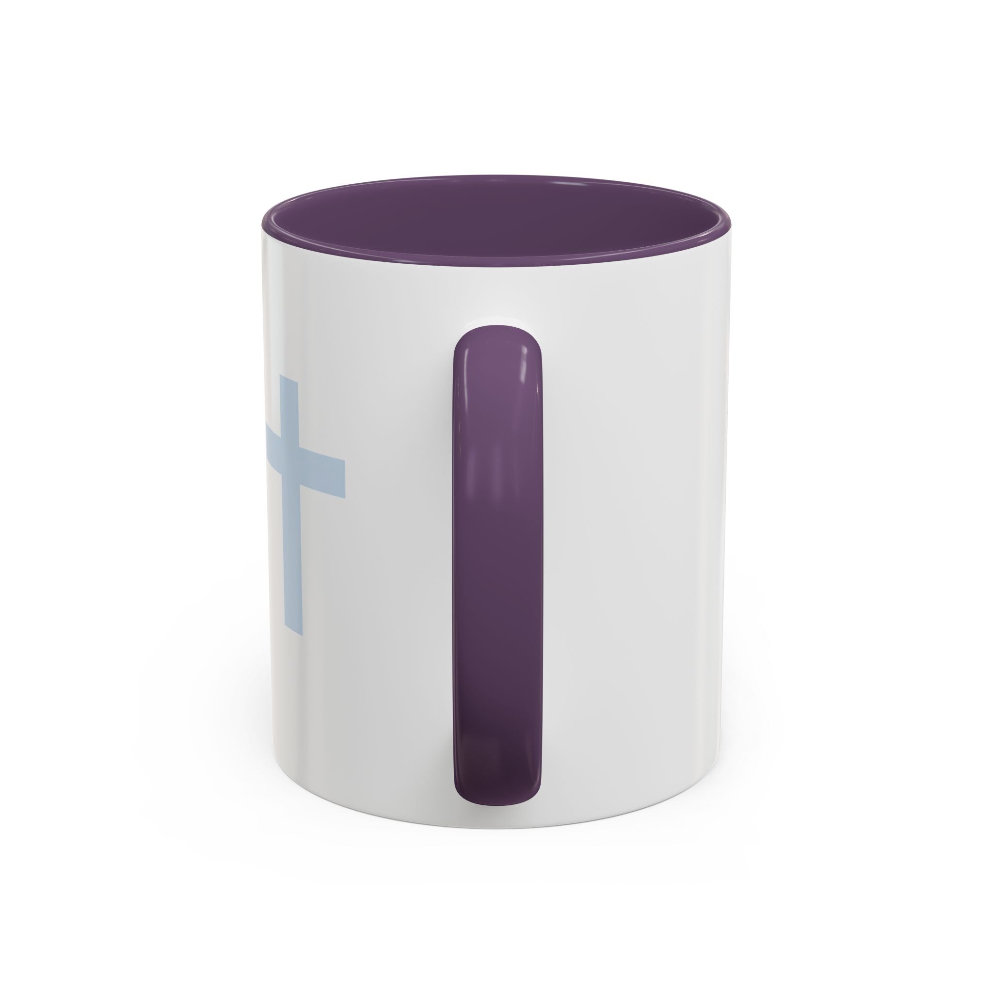 Psalm 46:5 Faith Coffee Mug — Minimal Cross Accent (11/15oz)