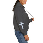 Jesus Loving Baddie Hoodie — Psalm 46:5 Christian Heart Cross Pullover
