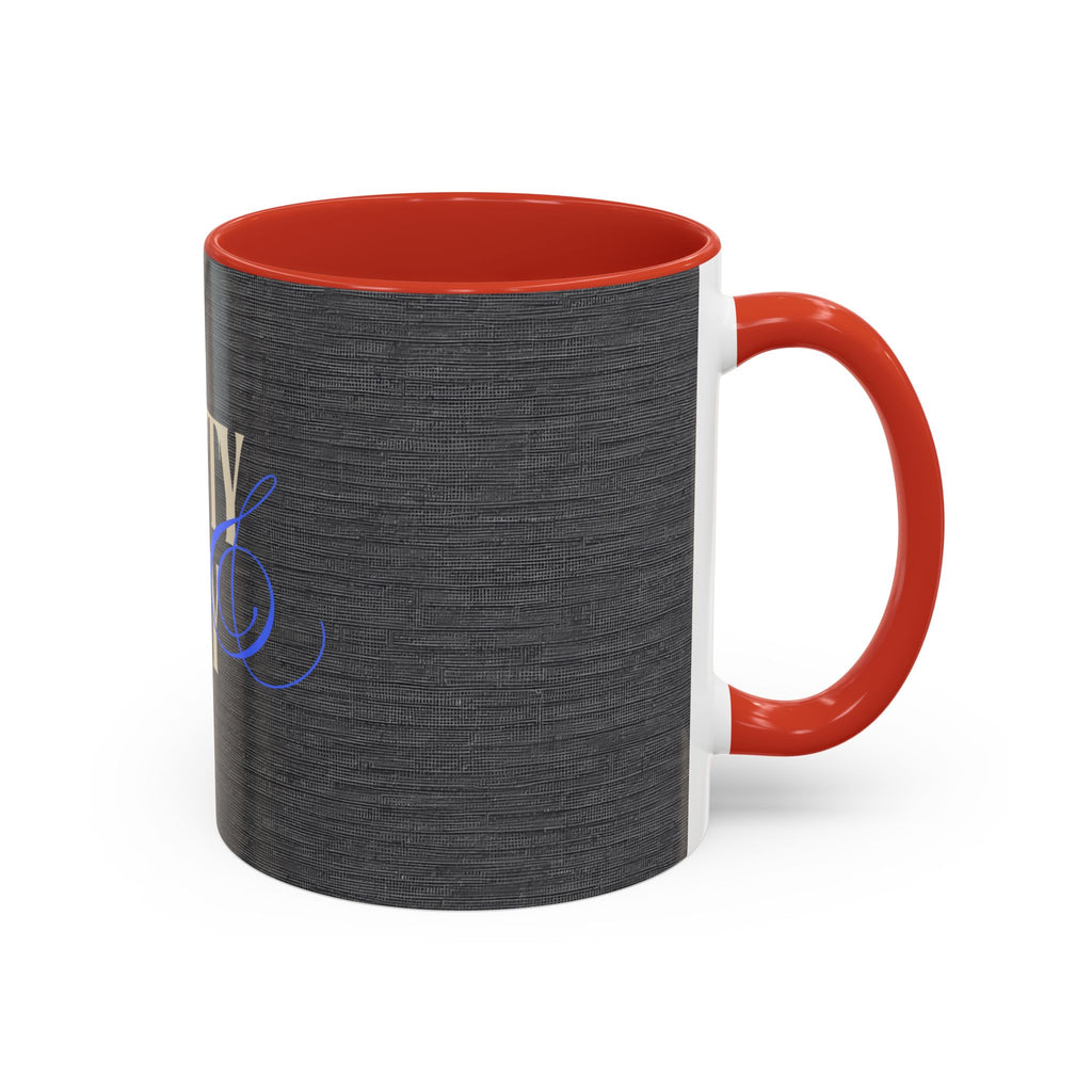 Pretty & Petty Accent Coffee Mug – Funny Sassy Black 11/15oz