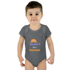 Baby Bodysuit - "Mama’s Mini Mayhem" Cute Monster Infant Onesie