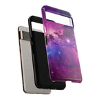 Galaxy "You Are Worthy" Phone Case — Motivational Nebula Design, Customizable Text