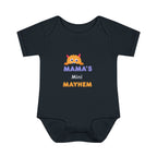 Baby Bodysuit - "Mama’s Mini Mayhem" Cute Monster Infant Onesie