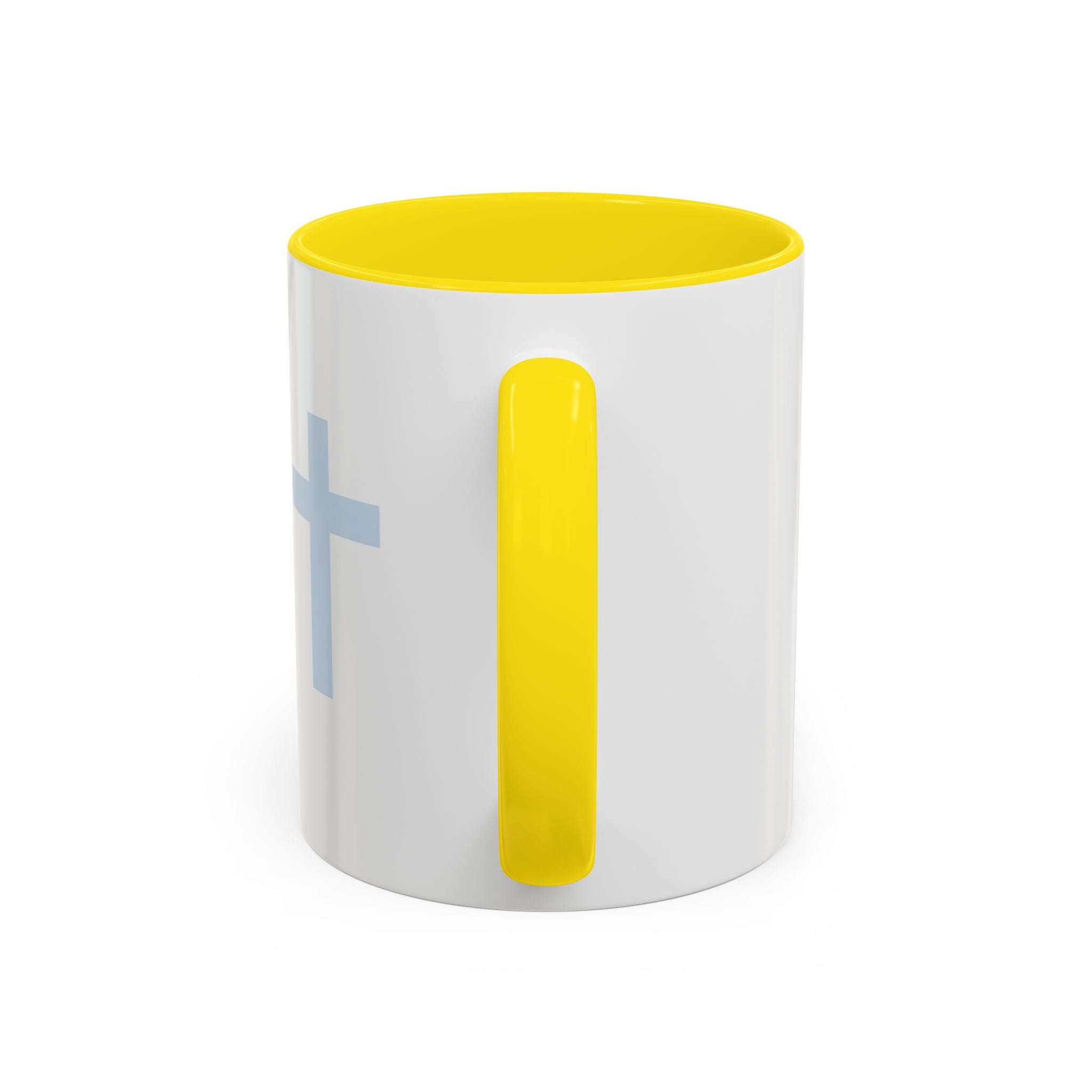 Psalm 46:5 Faith Coffee Mug — Minimal Cross Accent (11/15oz)