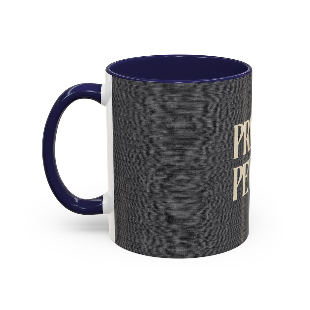 Pretty & Petty Accent Coffee Mug – Funny Sassy Black 11/15oz