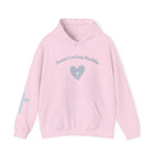 Jesus Loving Baddie Hoodie — Psalm 46:5 Christian Heart Cross Pullover