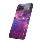 Galaxy "You Are Worthy" Phone Case — Motivational Nebula Design, Customizable Text
