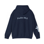 Jesus Loving Baddie Hoodie — Psalm 46:5 Christian Heart Cross Pullover