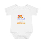 Baby Bodysuit - "Mama’s Mini Mayhem" Cute Monster Infant Onesie