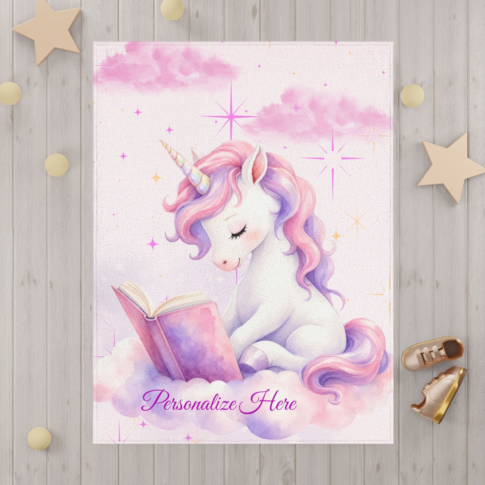 Unicorn Toddler Blanket