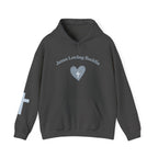 Jesus Loving Baddie Hoodie — Psalm 46:5 Christian Heart Cross Pullover