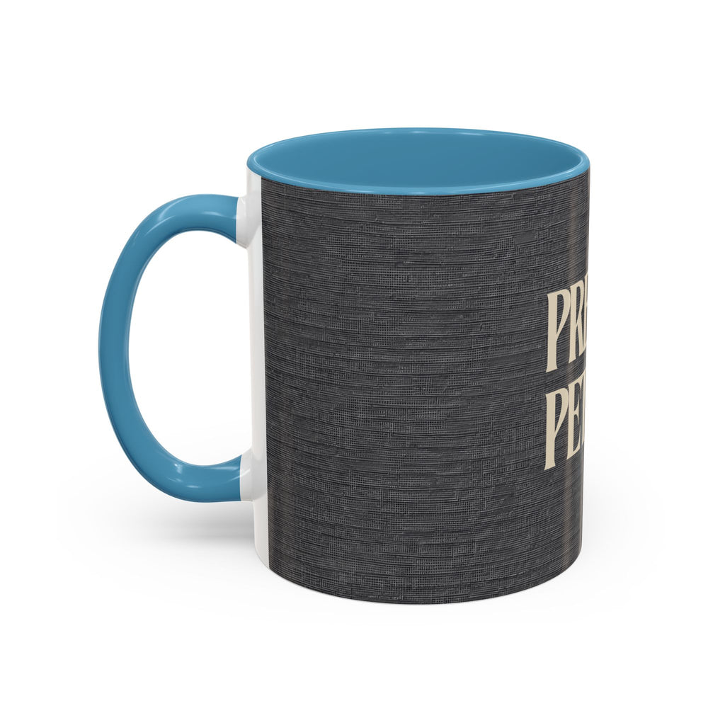 Pretty & Petty Accent Coffee Mug – Funny Sassy Black 11/15oz