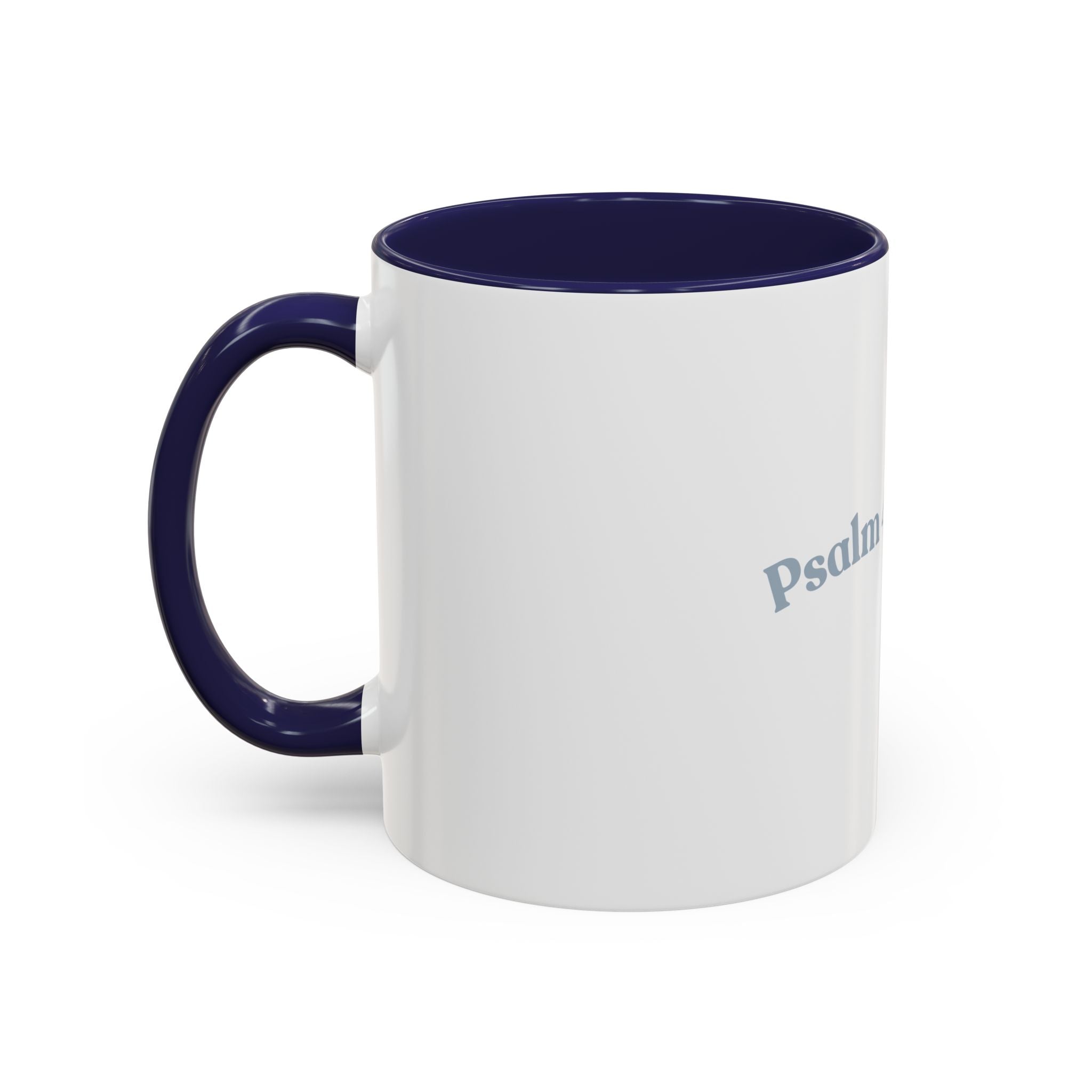 Psalm 46:5 Faith Coffee Mug — Minimal Cross Accent (11/15oz)