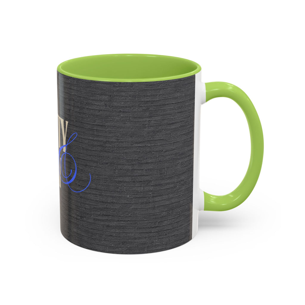 Pretty & Petty Accent Coffee Mug – Funny Sassy Black 11/15oz