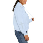 Jesus Loving Baddie Hoodie — Psalm 46:5 Christian Heart Cross Pullover