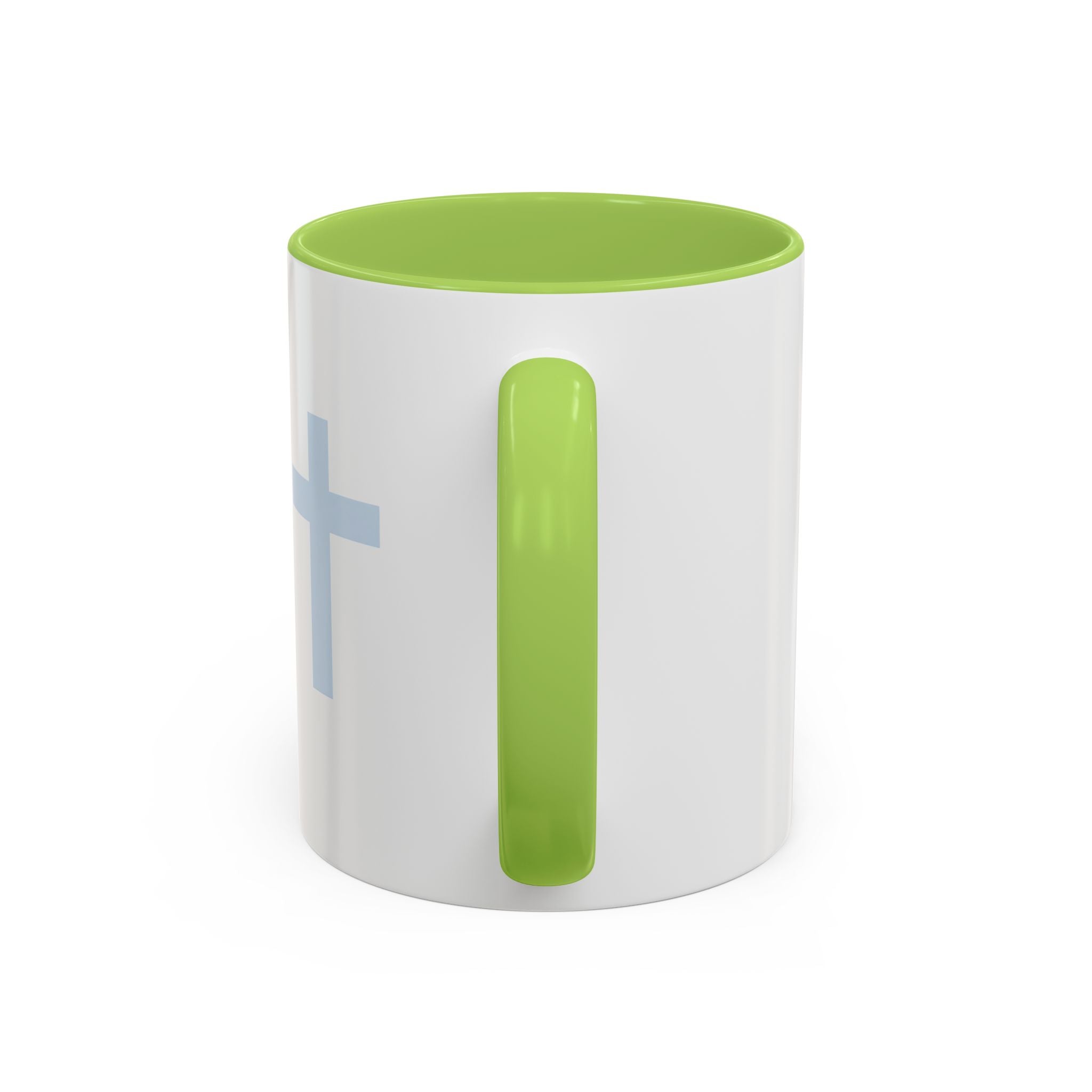 Psalm 46:5 Faith Coffee Mug — Minimal Cross Accent (11/15oz)