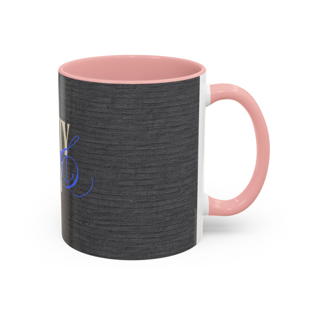 Pretty & Petty Accent Coffee Mug – Funny Sassy Black 11/15oz