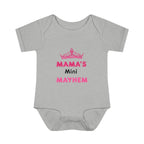 Infant Bodysuit — “Mama’s Mini Mayhem” Cute Princess Baby Onesie