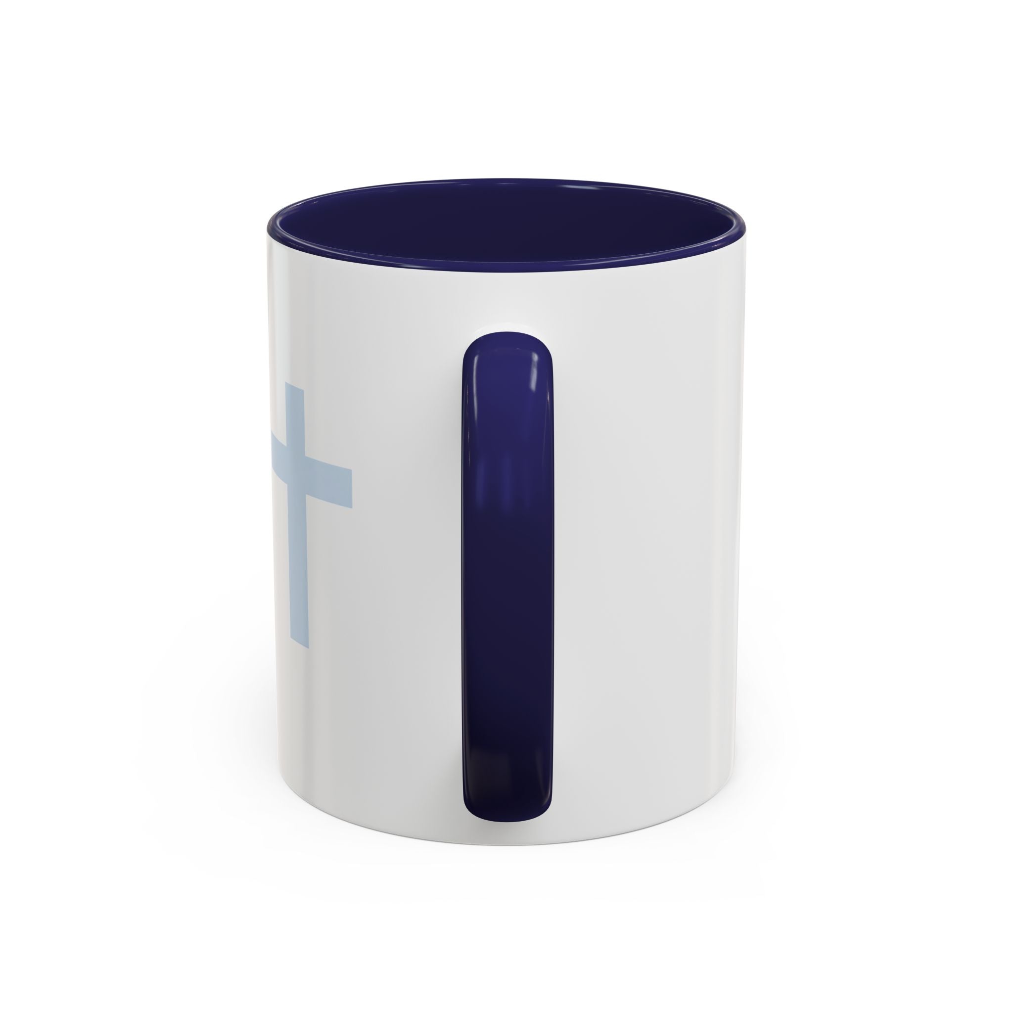 Psalm 46:5 Faith Coffee Mug — Minimal Cross Accent (11/15oz)