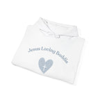 Jesus Loving Baddie Hoodie — Psalm 46:5 Christian Heart Cross Pullover