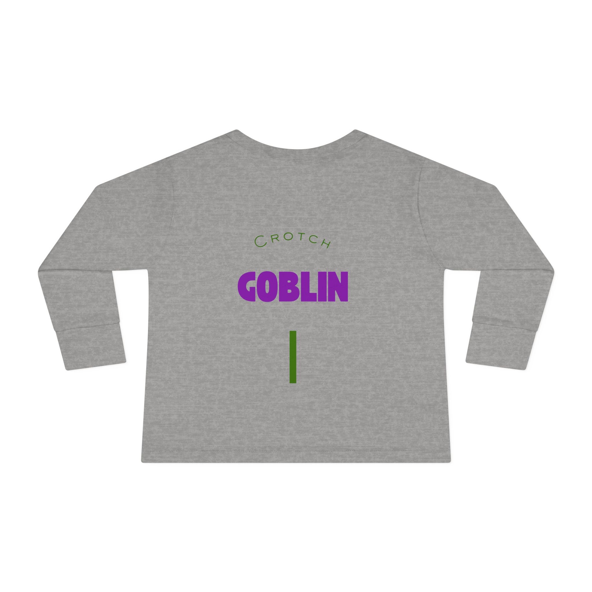 Goblin Princess Toddler Long Sleeve Tee — Cute Fantasy Fairy Garden Shirt