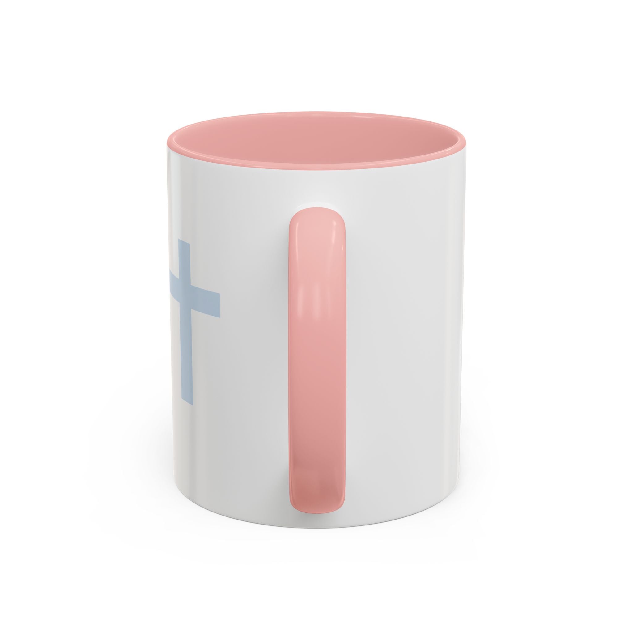 Psalm 46:5 Faith Coffee Mug — Minimal Cross Accent (11/15oz)